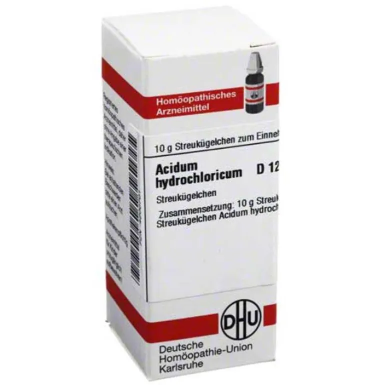 A|A-DHU Acidum hydrochloricum D 12 G, 10 g