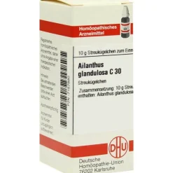 A|A-DHU Ailanthus gland. C 30 Globuli, 10 g