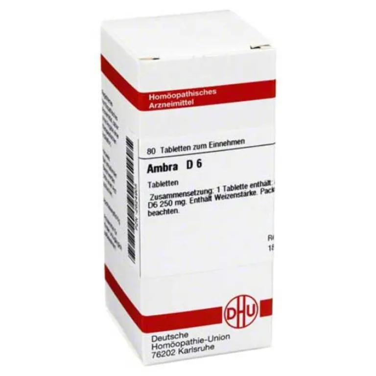 DHU A-Ambra D 6 Tabletten, 80 St