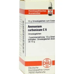 A|A-DHU Ammonium carbonicum C 6 Globuli, 10 g