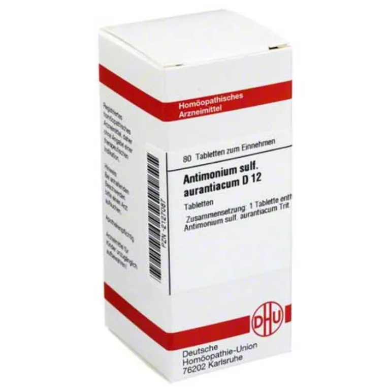DHU A-Antimonium sulfuratum aurantiacum D 12 Tabletten, 80 St