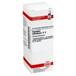 A-DHU Argentum metallicum D 6 Dilution, 20 ml