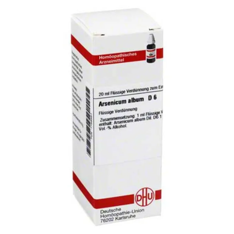 DHU A-Arsenicum album D 6 Dilution, 20 ml