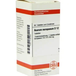A-DHU Asarum europaeum D 12 Tabletten, 80 St