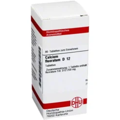 DHU Schüßler-Salze Salze 1-12|C-DHU Calcium fluoratum D 12 Tabletten, 80 St