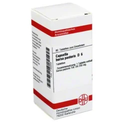 C-DHU Capsella bursa past. D 6 Tabletten, 80 St