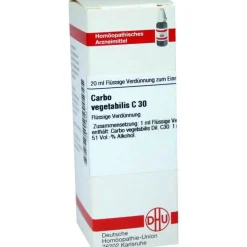 C-DHU Carbo vegetabilis C 30 Dilution, 20 ml
