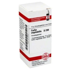 C|C-DHU Carbo vegetabilis D 200 Globuli, 10 g