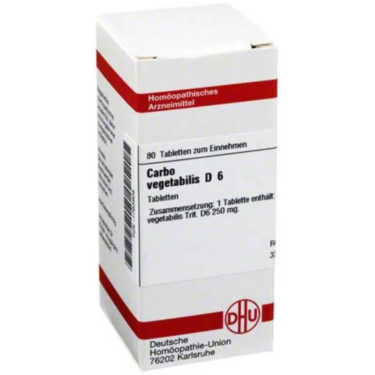 DHU C-Carbo vegetabilis D 6 Tabletten, 80 St