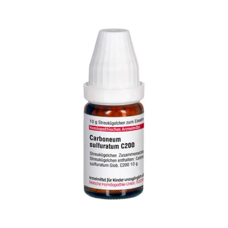 C-DHU Carboneum sulfuratum C 200 Gl, 10 g