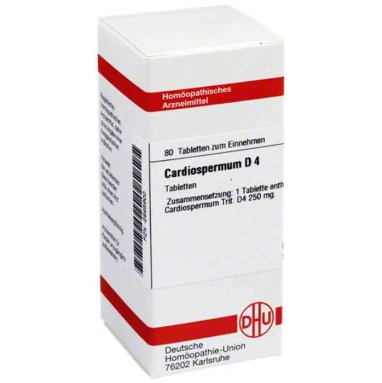 C-DHU Cardiospermum D 4 Tabletten, 80 St
