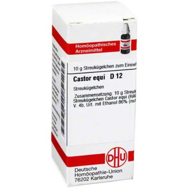 C-DHU Castor equi D 12 Globuli, 10 g