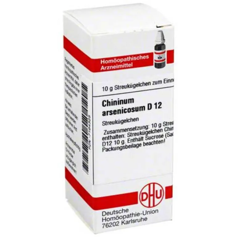 C|C-DHU Chininum arsenicosum D 12 Gl, 10 g