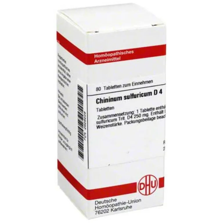 DHU C-Chininum sulfuricum D 4 Tabletten, 80 St