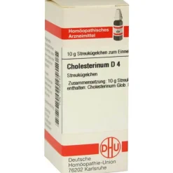 C|C-DHU Cholesterinum D 4 Globuli, 10 g