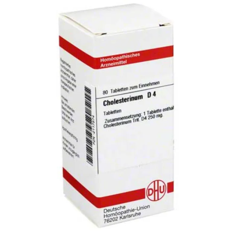 DHU C-Cholesterinum D 4 Tabletten, 80 St