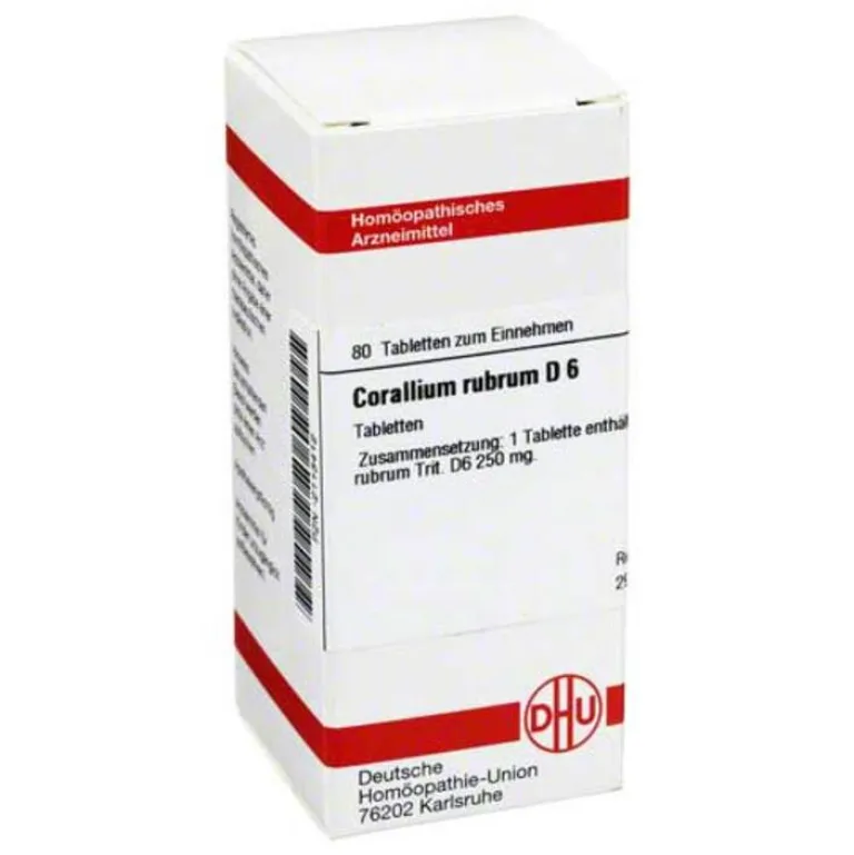 DHU C-Corallium rubrum D 6 Tabletten, 80 St