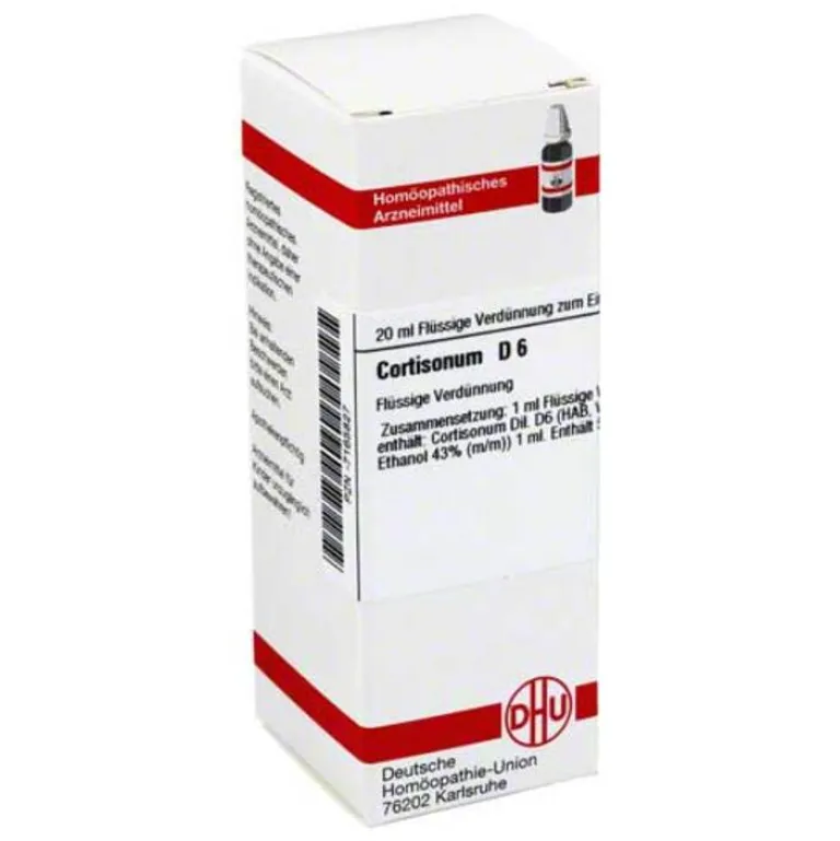 C-DHU Cortisonum D 6 Dilution, 20 ml
