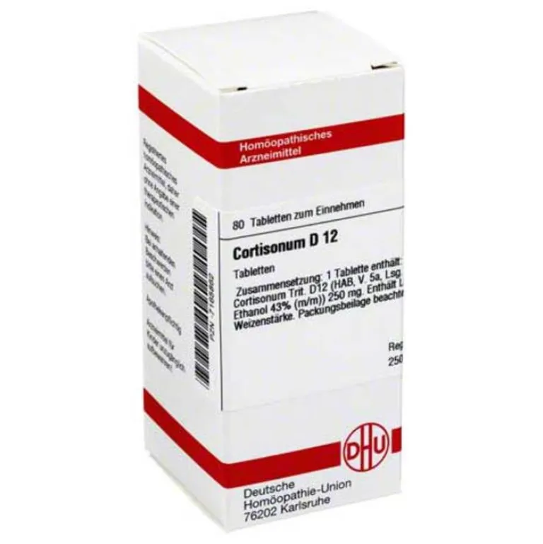 C-DHU Cortisonum D 12 Tabletten, 80 St