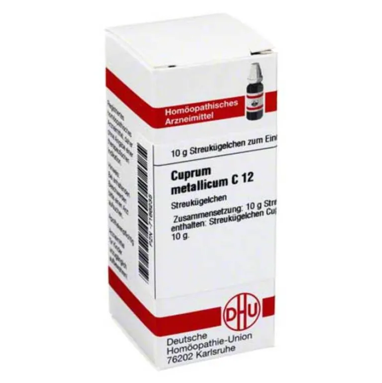 C|C-DHU Cuprum metallicum C 12 Globuli, 10 g