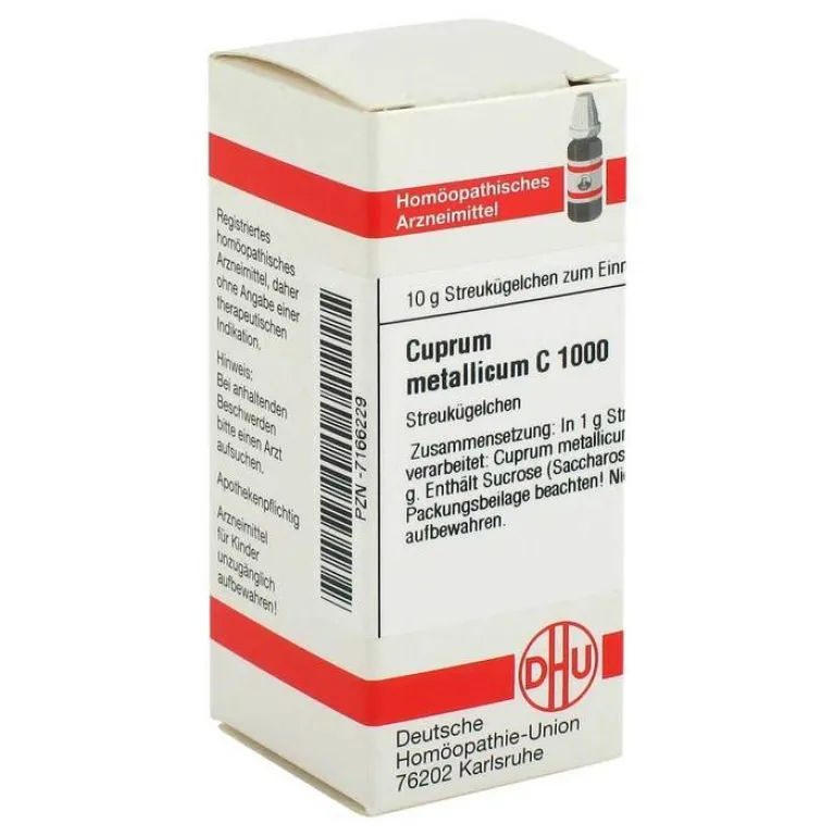 C-DHU Cuprum metallicum C 1000 Globuli, 10 g