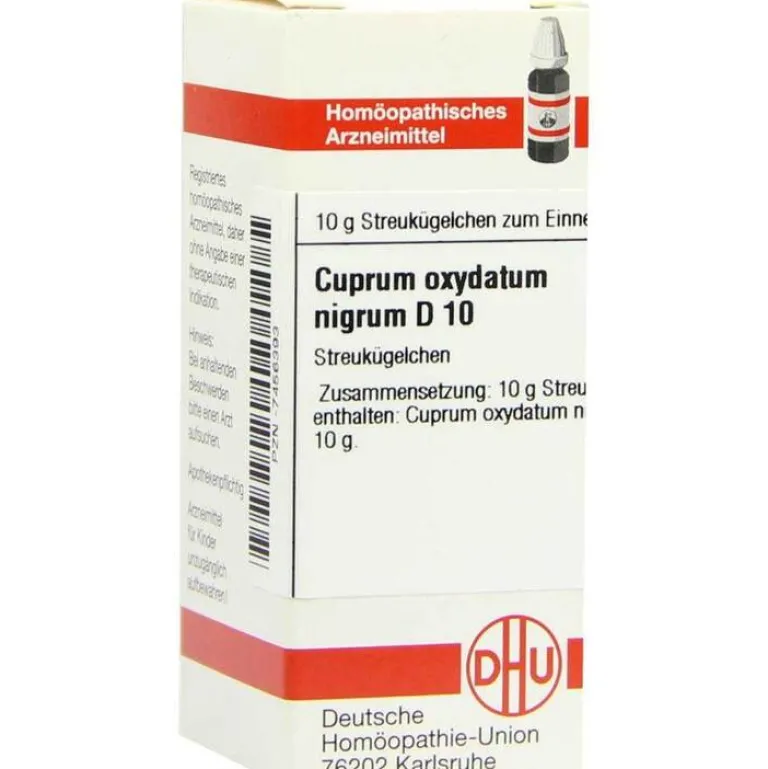 C-DHU Cuprum Oxyd nigrum D 10 Globuli, 10 g