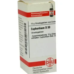 E-DHU Euphorbium D 30 Globuli, 10 g