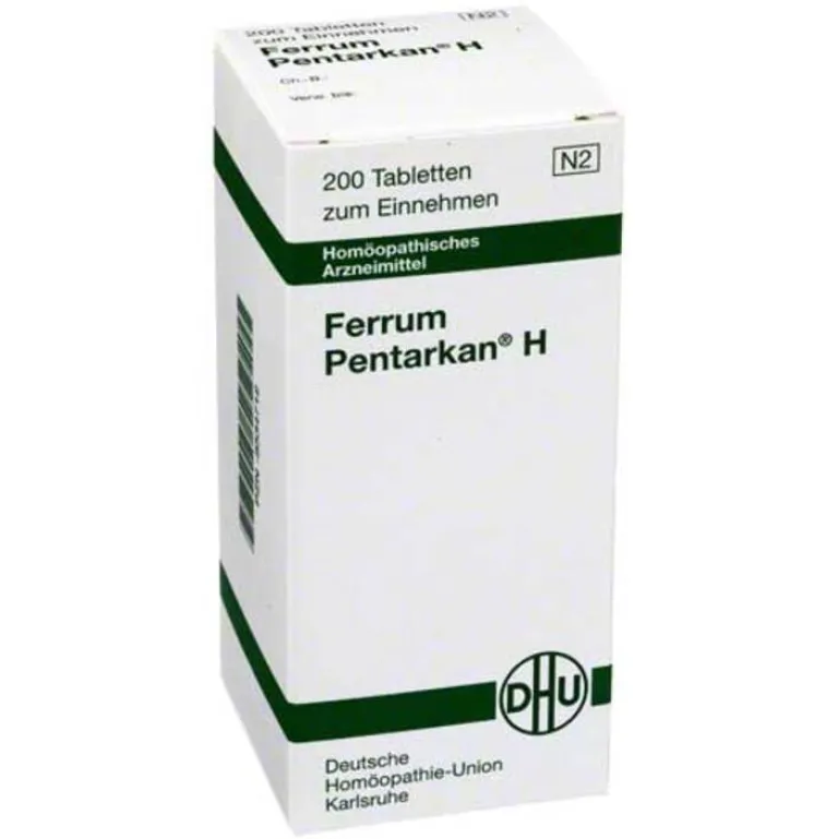 Dhu Komplexmittel-DHU Ferrum Pentarkan H Tabletten, 200 St
