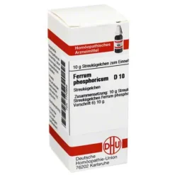 DHU F|F-Ferrum phosphoricum D 10 Globuli, 10 g