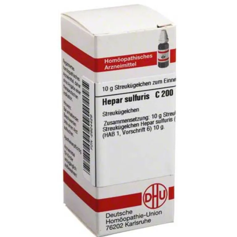 DHU H|H-Hepar sulfuris C 200 Globuli, 10 g