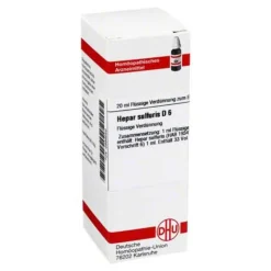 H-DHU Hepar sulfuris D 6 Dilution, 20 ml