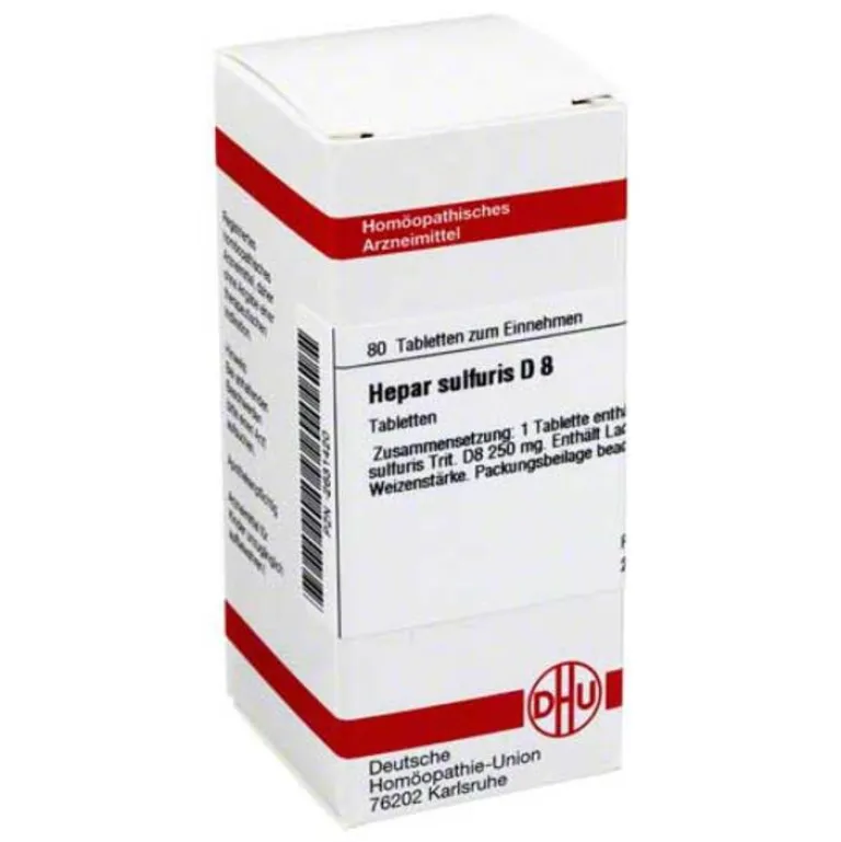 DHU H-Hepar sulfuris D 8 Tabletten, 80 St