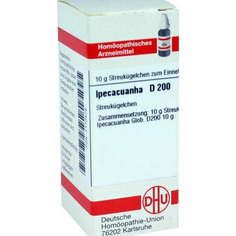 I-J-DHU Ipecacuanha D 200 Globuli, 10 g