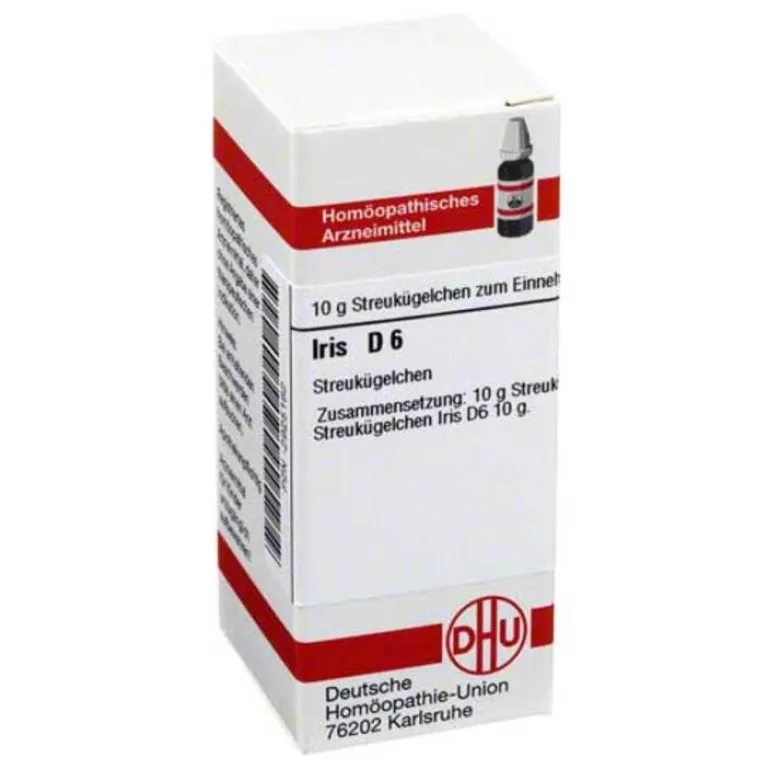 I-J|I-J-DHU Iris D 6 Globuli, 10 g