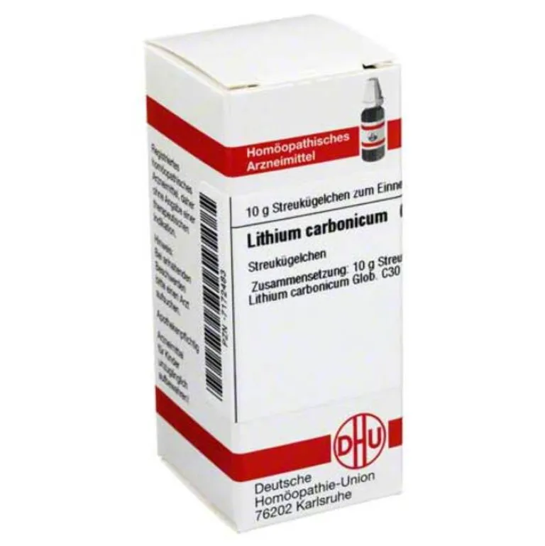 L-DHU Lithium carbonicum C 30 Globuli, 10 g