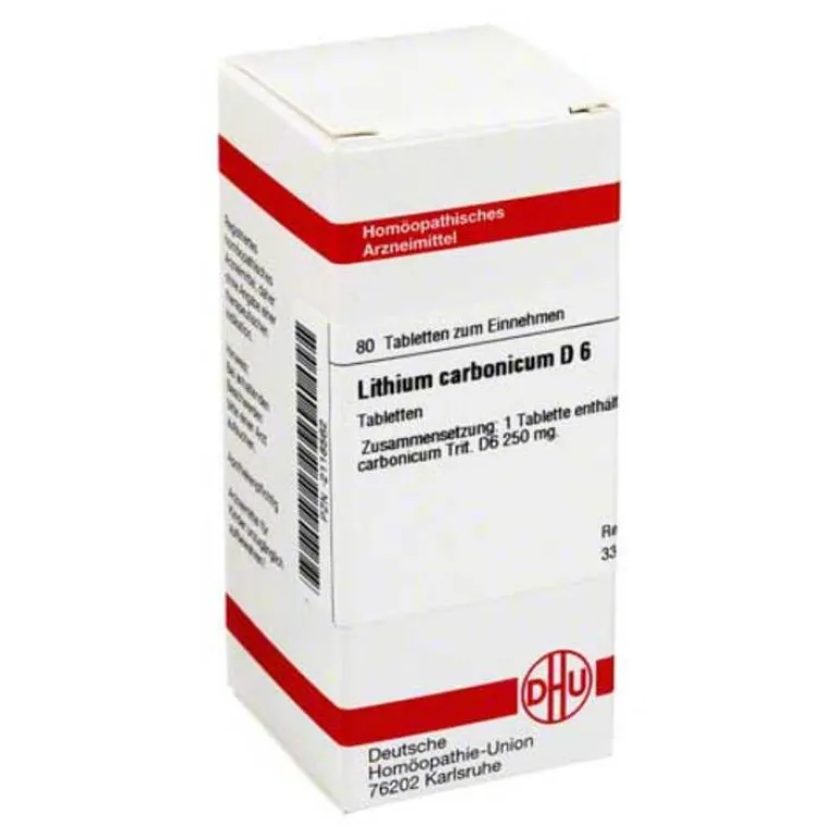 DHU L-Lithium carbonicum D 6 Tabletten, 80 St
