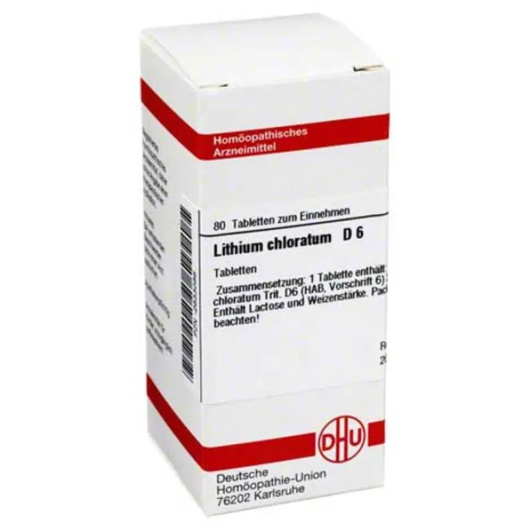 DHU L-Lithium chloratum D 6 Tabletten, 80 St