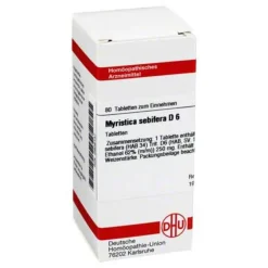 M-DHU Myristica sebifera D 6 Tabletten, 80 St