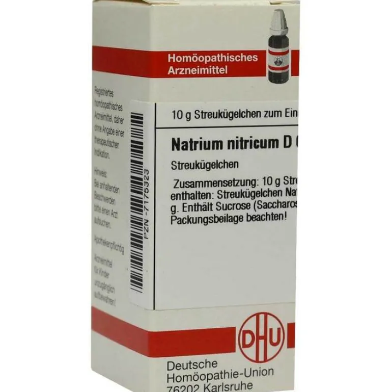 N-DHU Natrium nitricum D 6 Globuli, 10 g