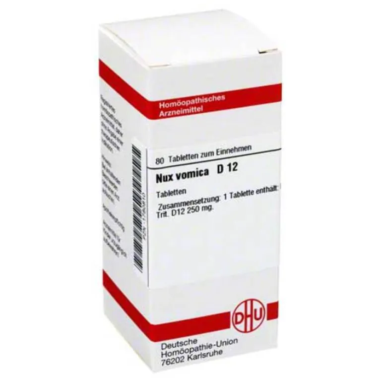 DHU N-Nux vomica D 12 Tabletten, 80 St