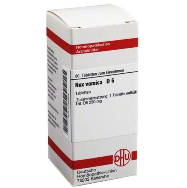 DHU N-Nux vomica D 6 Tabletten, 80 St