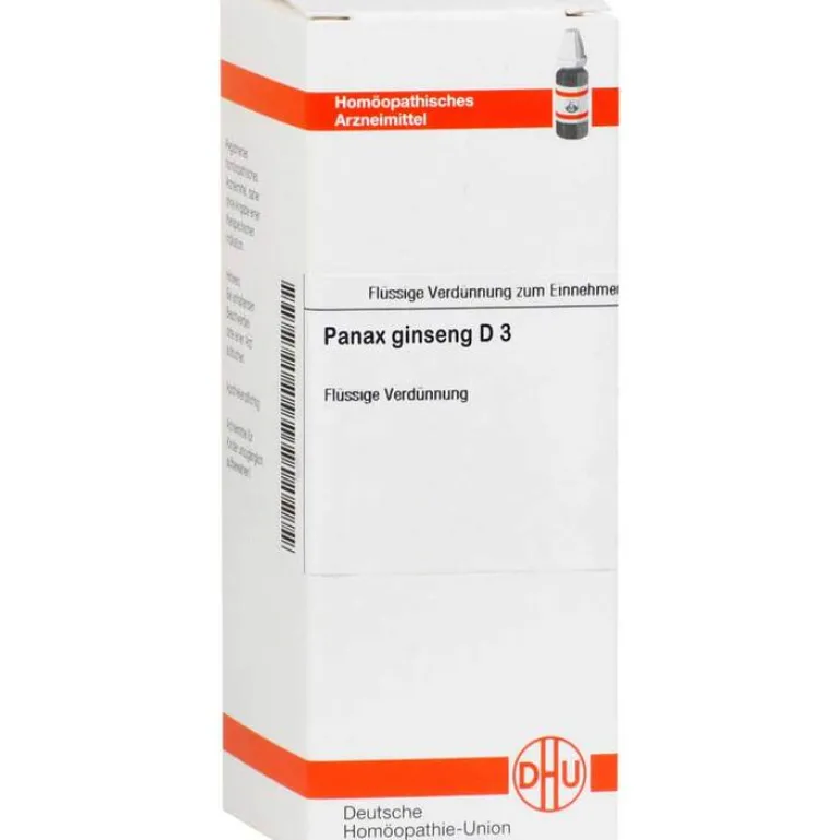 P-DHU Panax Ginseng D 3 Dilution, 20 ml
