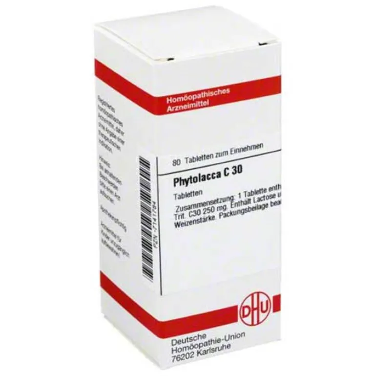 P-DHU Phytolacca C 30 Tabletten, 80 St