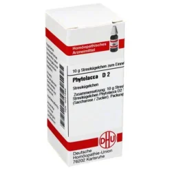 P|P-DHU Phytolacca D 2 Globuli, 10 g