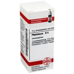 P|P-DHU Phytolacca D 4 Globuli, 10 g