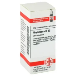 P|P-DHU Phytolacca D 12 Globuli, 10 g