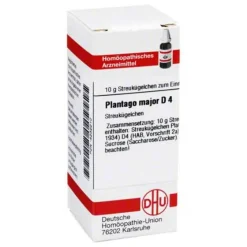 P|P-DHU Plantago Major D 4 Globuli, 10 g