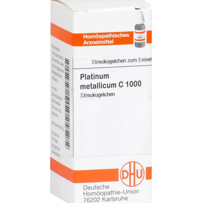 P|P-DHU Platinum metallicum C 1000 Globuli, 10 g