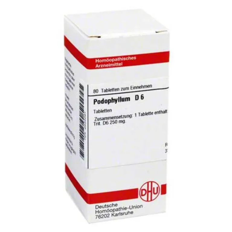 P-DHU Podophyllum D 6 Tabletten, 80 St