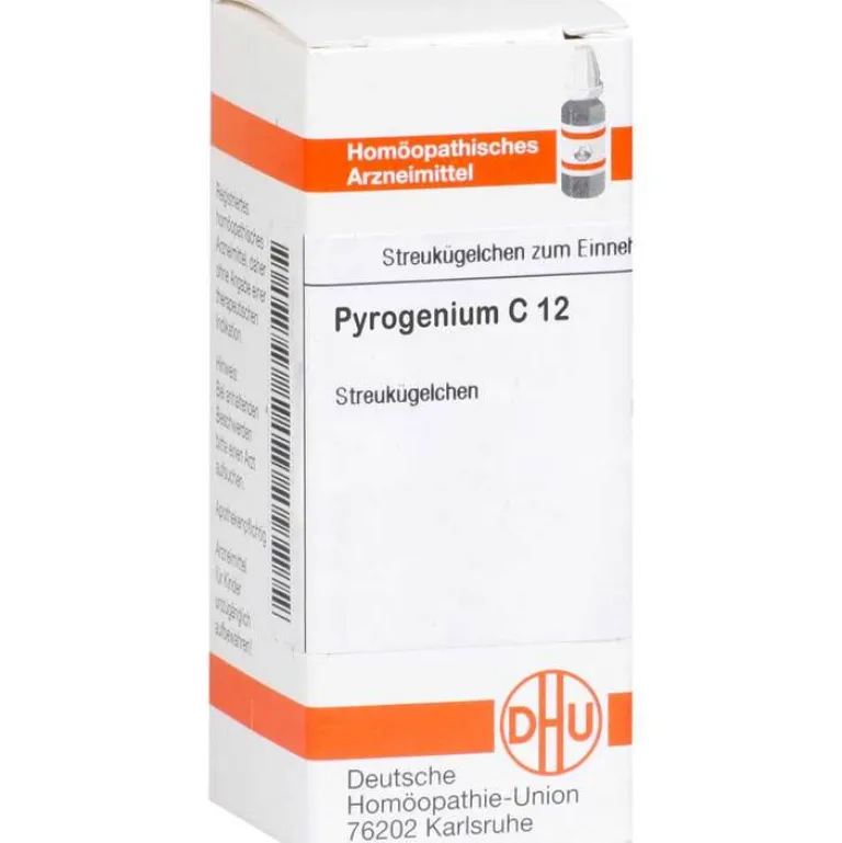 P-DHU Pyrogenium C 12 Globuli, 10 g